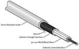 Corning 9/125µm Single Mode Riser Rated Distribution Cable - Yellow Jacket - 12 Fibers - MIC Cables