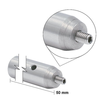 TH-TR50/M - Ø12.7 mm Optical Post, SS, M4 Setscrew, M6 Tap, L = 50 mm