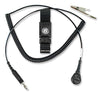 Desco SP-04548 Trustat ERGOclean Wrist Strap, 6' Cord, Black, 4mm