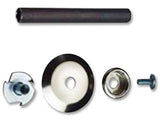 Desco 04613 Trustat 10mm Female Snap Assembly Kit, 12 Pack