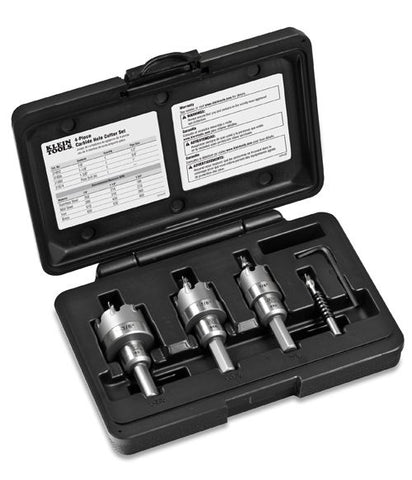 Klein Tools SP-31872 Carbide Hole Cutter Set, 4-Piece