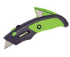 Utility Knife - Molded for Secure, Comfortable Grip, Retractable 3-Position Blade for Safety