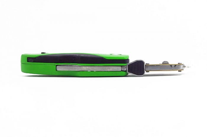 Folding Utility Knife - High Finished Stainless Steel Handle with Molded Features