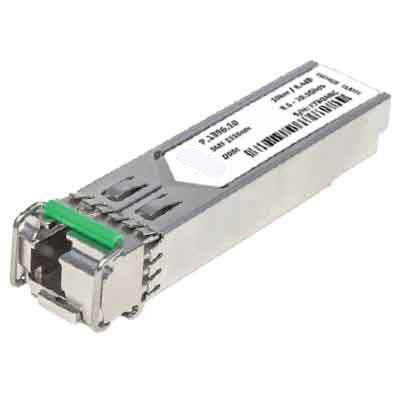 FP 1 Gigabit Ethernet 1310-TX/1550-RX WDM LX Singlemode, 10 km range, DDM, MSA Std Compatable