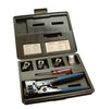 Modular Tool Kit Has Case/Tool Frame/8 & 4&6 Position Dies Blade & Screwdriver