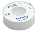 Chemtronics 10-25L Chem-Wik Desoldering Braid, 25' BLUE
