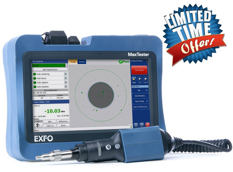 EXFO Max730C SM IOLM 1310/1550nm & 1625nm Live Fiber Tester