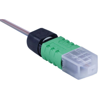 AFL FuseConnect MPO Single Mode APC 3mm Cord 250μm Ribbon Male Green, Pack of 6