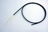 TLC 12 Fiber SM SMF28 Ultra Dry Flat Drop Cable PE Black (per meter)