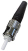 ST Zirconia Ferrule 127µm Multimode Connector, 3mm Short Boot, Metal Housing, Mfr Molex