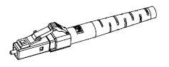 LC Zirconia Ferrule 127µm Multimode Connector, 3mm Boot, Molex