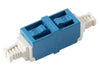 Duplex Single Mode LC Mating Sleeve, Zirconia Sleeve, Blue Color, Snap Mount, Mfr Molex