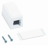 CommScope M101 Type Surface Mount Box, single port White