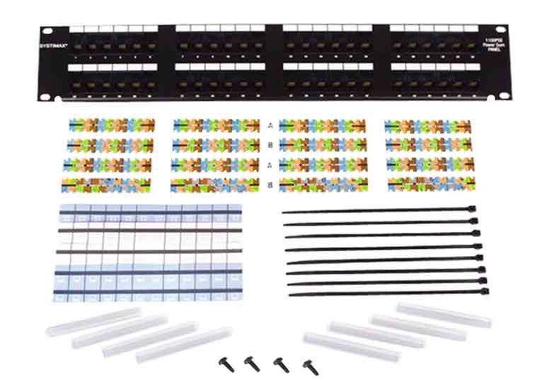 Powersum 1100 Category 5e U/UTP Patch Panel, 48 port – Fosco Connect
