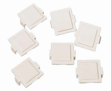 M20 Dust Cover for M-Series Faceplates and Outlets, Cream, 100/pk