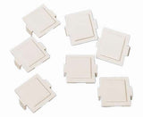 M20 Dust Cover for M-Series Faceplates and Outlets, Cream, 100/pk