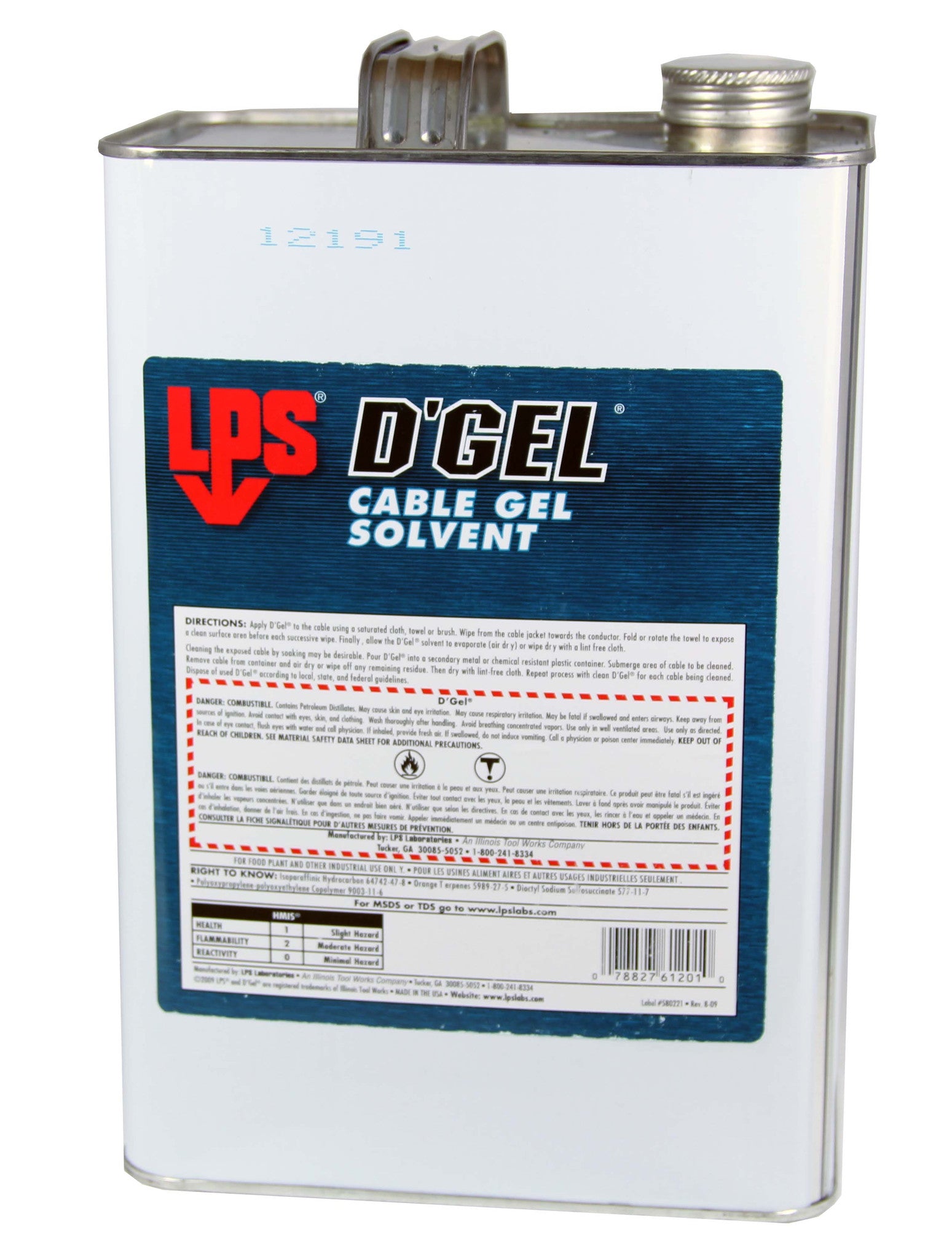 D'Gel One Gallon Bottle