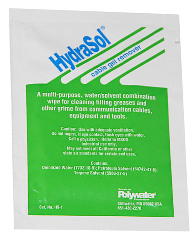 Hydrasol Saturated Lint Free Wipes - 12 Pack Box