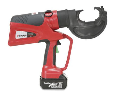 BURNDY SP-PAT750CLI 12-Ton Covered Head Crimper, 3.0Ah 18V Li-Ion
