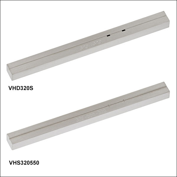 THL-VHD125S - Side-by-Side Fiber Holder Bottom Insert, Ø125 µm / Ø125 µm