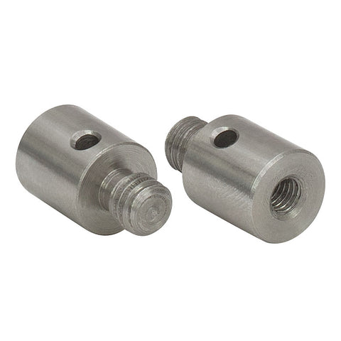 TH-AS4M6M - Adapter with Internal M4 x 0.7 Threads and External M6 x 1.0 Threaded Stud
