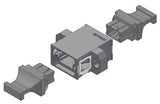 MTP Adapter, Gray, Standard Footprint, Full Flange, Type B