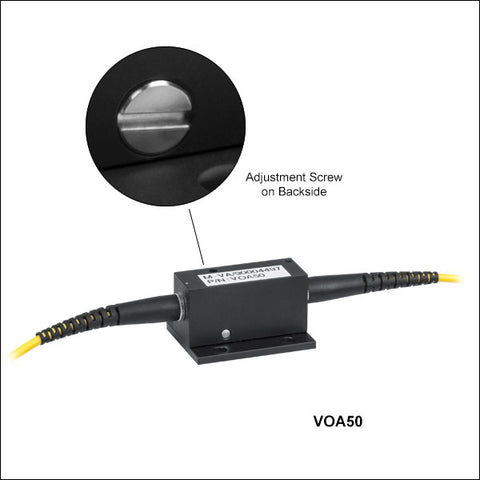TH-VOA50 - SM Variable Attenuator, 1310/1550 nm, 50 dB, In-Line, No Connectors
