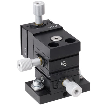 TH-DT12XYZ - 1/2" XYZ Dovetail Translation Stage with Baseplate, 8-32 Taps