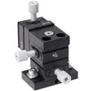 TH-DT12XYZ-M - 12.7 mm XYZ Dovetail Translation Stage with Baseplate, M4 Taps