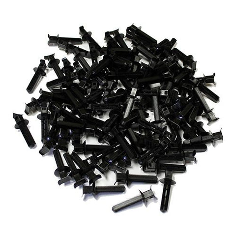 Eclipse Tools 902-569 Cable Tie Anchor Plugs, Black, 100 pcs