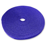 TrueConect TCHL34ROLL-BU 3/4'' Hook and Loop Tape - 50', Blue