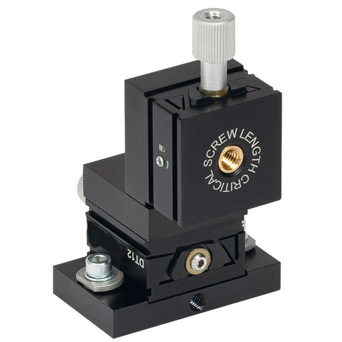 TH-DT12XZ - 1/2" XZ Dovetail Translation Stage with Baseplate, 8-32 Taps