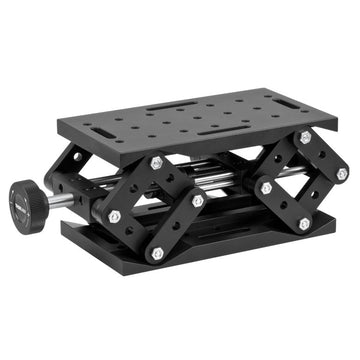 TH-L490 - 7" x 4" Lab Jack, 2.26" Vertical Travel, 75 lbs Load Capacity, 1/4"-20 Taps