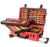 Wiha 32800 Electrician's Tool Set in Rolling Case, 80-Piece