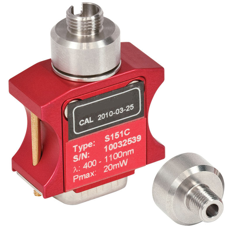 TH-S151C - Compact Fiber Photodiode Power Sensor, Si, 400 - 1100 nm, 20 mW