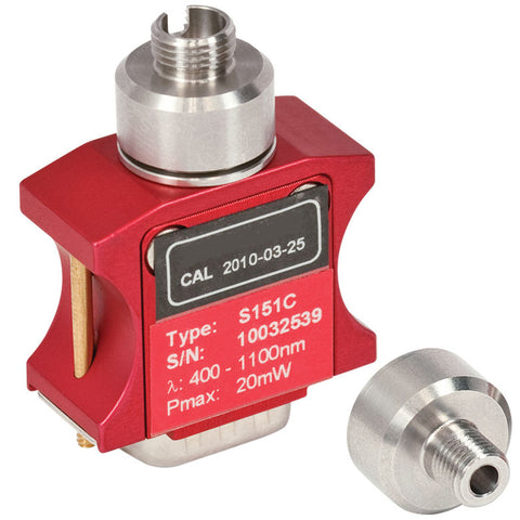 TH-S151C - Compact Fiber Photodiode Power Sensor, Si, 400 - 1100 nm, 20 mW