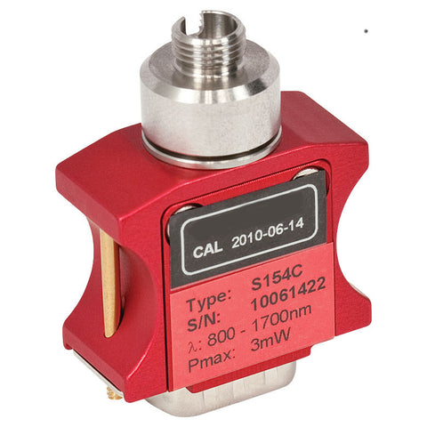 TH-S154C - Compact Fiber Photodiode Power Sensor, InGaAs, 800 - 1700 nm, 3 mW