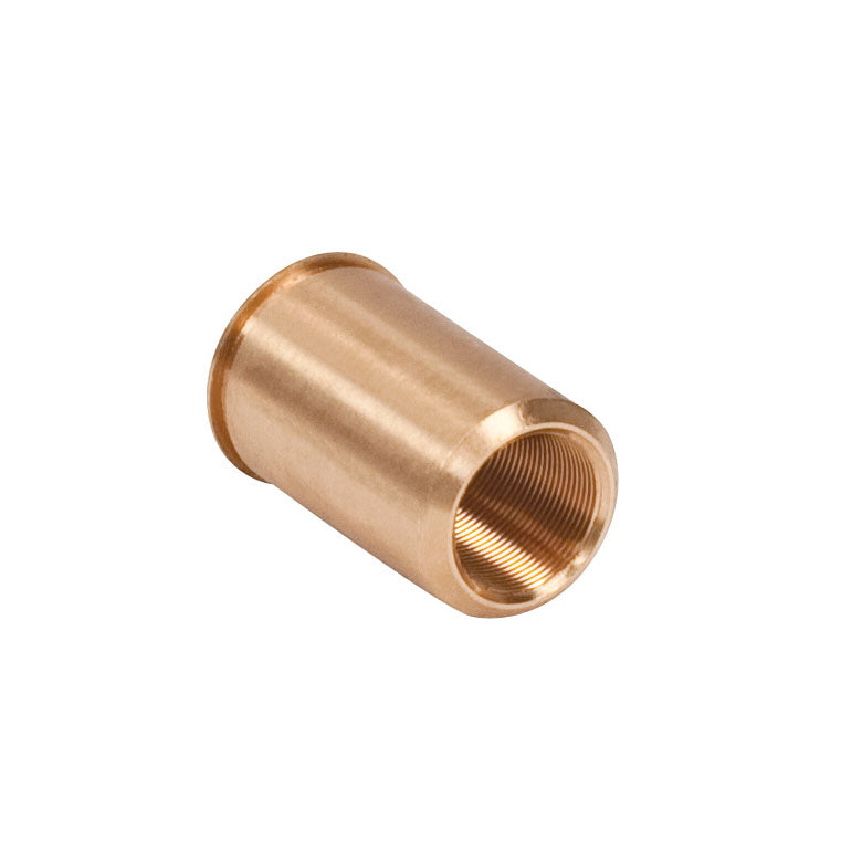 TH-F25SSN2P - 1/4"-80 Threaded Bushing, Phosphor Bronze, 0.57" Long