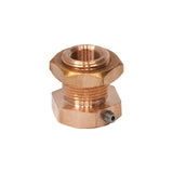 TH-N80L5P - Locking Phosphor-Bronze Bushing with Nut, 1/4"-80, L=0.38"