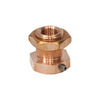 TH-N80L5P - Locking Phosphor-Bronze Bushing with Nut, 1/4"-80, L=0.38"