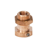 TH-N80L6P - Locking Phosphor-Bronze Bushing with Nut, 1/4"-80, L=0.50"