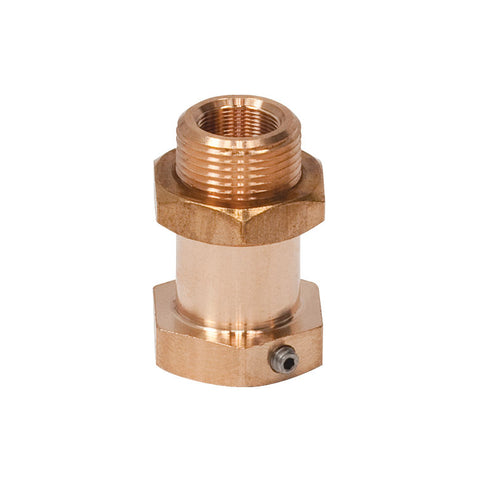 TH-N80L7P - Locking Phosphor-Bronze Bushing with Nut, 1/4"-80, L=0.63"