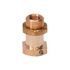 TH-N80L7P - Locking Phosphor-Bronze Bushing with Nut, 1/4"-80, L=0.63"