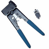 Hand Crimp Tool Has 8 Position Die For Amp 8-Position Kd & Nk Mod Plug