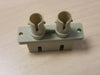 Duplex SC-ST (female-female) Adapter, Polymer Housing, Beige Color, Mfr Molex