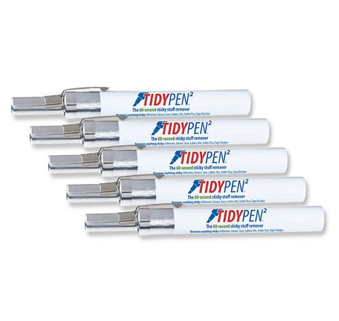 MicroCare MCC-PEN2 TidyPen2 Adhesive/Sticky Stuff Removers, 5/Pk