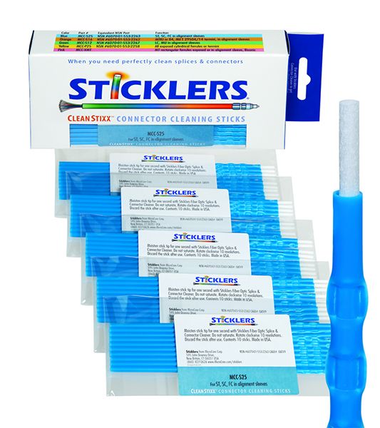 MicroCare Connector Cleaning Stick - 2.5mm Clamshell pack of 50
