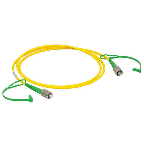 TH-P3-460B-FC-1 - Single Mode Patch Cable, 488 - 633 nm, FC/APC, Ø3 mm Jacket, 1 m Long