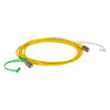 TH-P5-SMF28Y-FC-1 - Single Mode Patch Cable, 1260 - 1625 nm, FC/PC to FC/APC, Ø900 µm Jacket, 1 m Long