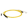 TH-P2-SMF28-PCSMA-1 - Single Mode Patch Cable, 1260 - 1625 nm, FC/PC to SMA, Ø3 mm Jacket, 1 m Long